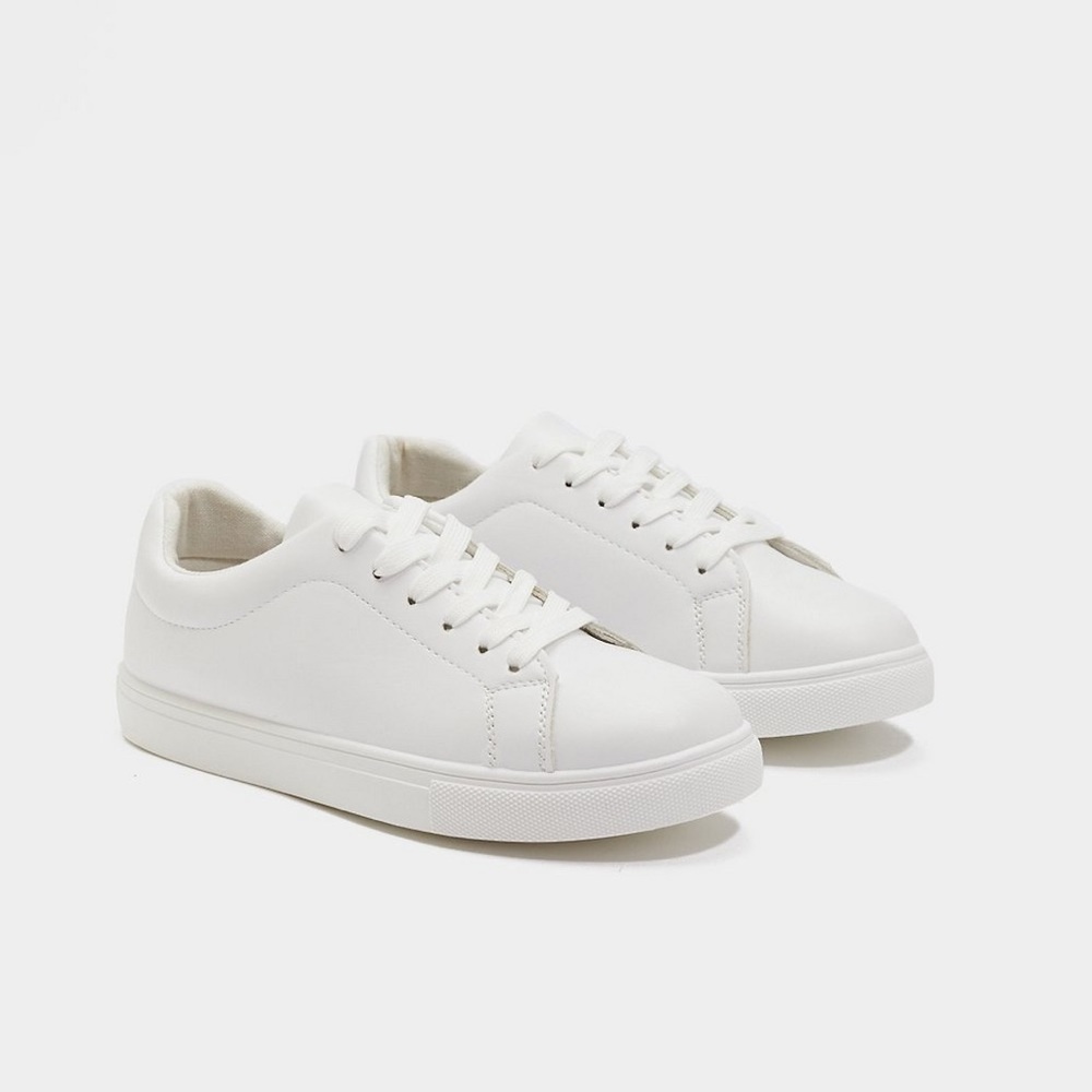 Faux Leather Sneakers